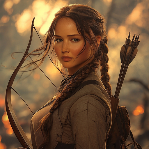 Jennifer Lawrence: Igniting The Fire Of Katniss Everdeen Diamond Painting