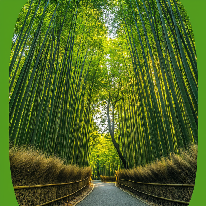 Arashiyama Bamboo Grove - Kyoto Paint By Color