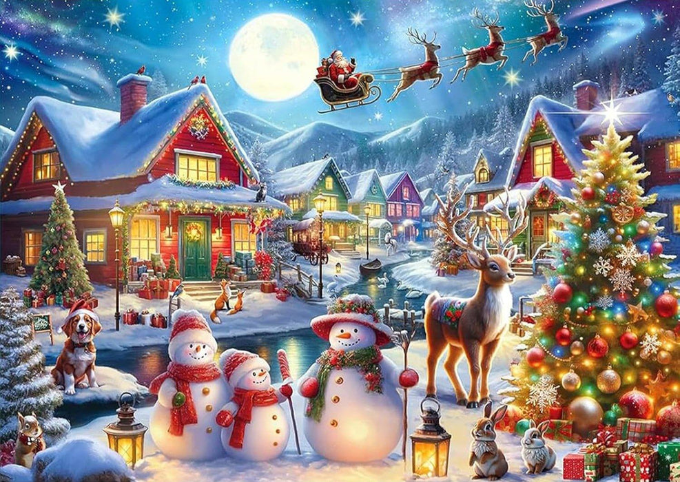 Santa Secret Village Christmas Diamond Painting Kits