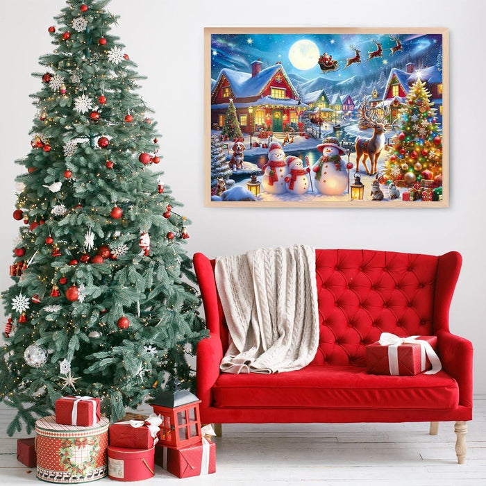 Santa Secret Village Christmas Diamond Painting Kits