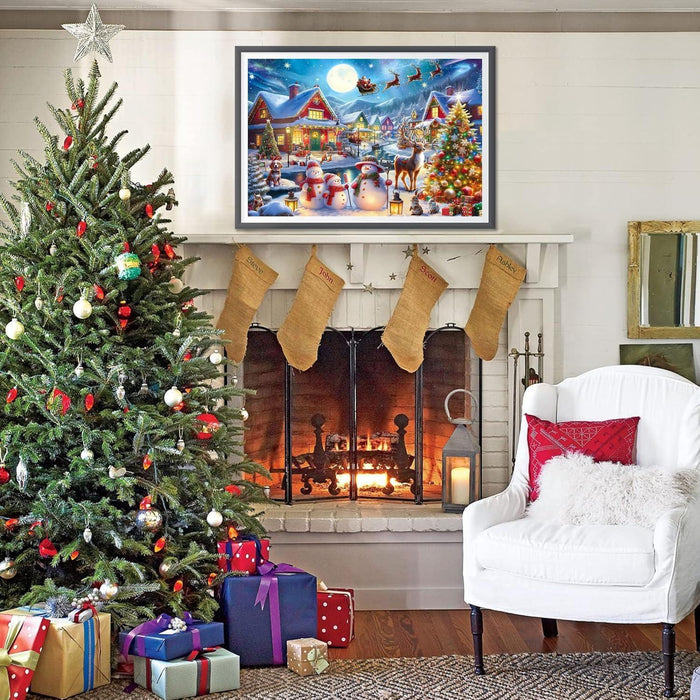 Santa Secret Village Christmas Diamond Painting Kits