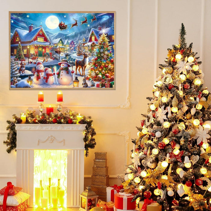 Santa Secret Village Christmas Diamond Painting Kits