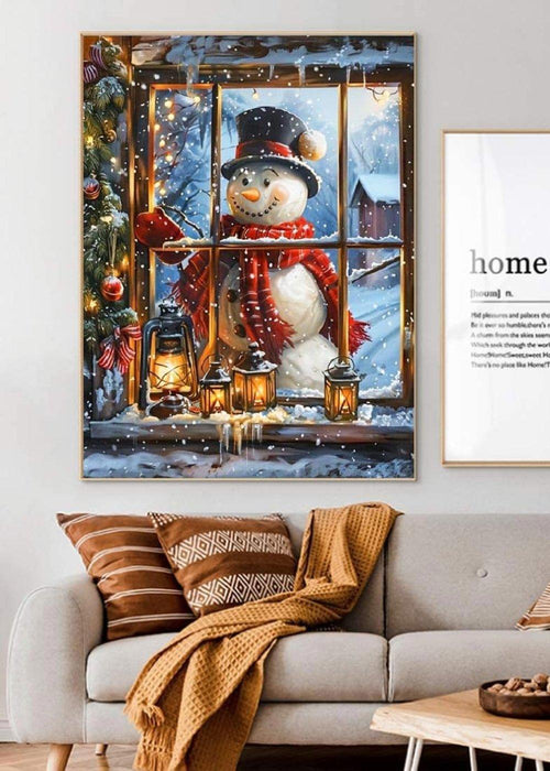 Christmas Snowman Diamond Art Kit