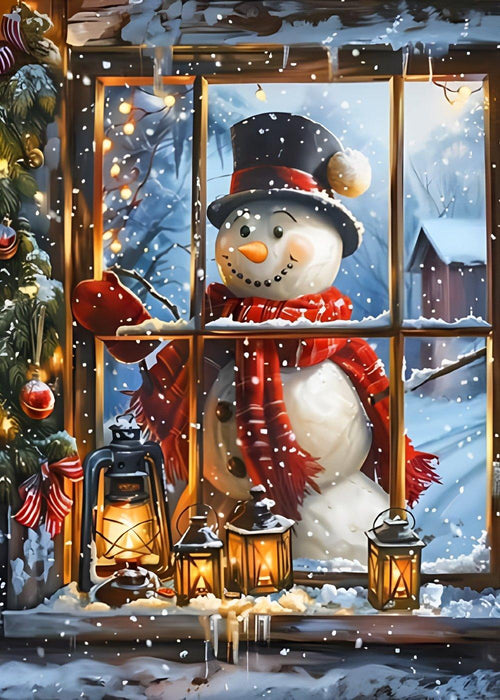 Christmas Snowman Diamond Art Kit