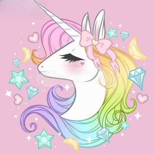 Unicorn 5D DIY Paint By Diamond Kit