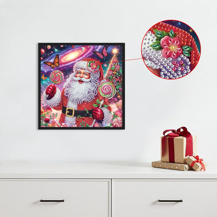 Santa Candy Wonderland Design Paint By Diamond Kit