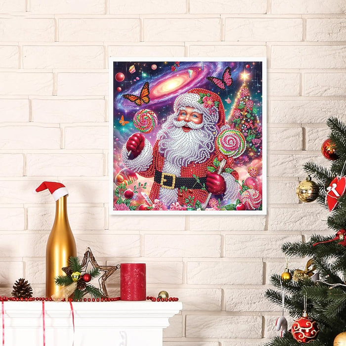 Santa Candy Wonderland Design Paint By Diamond Kit