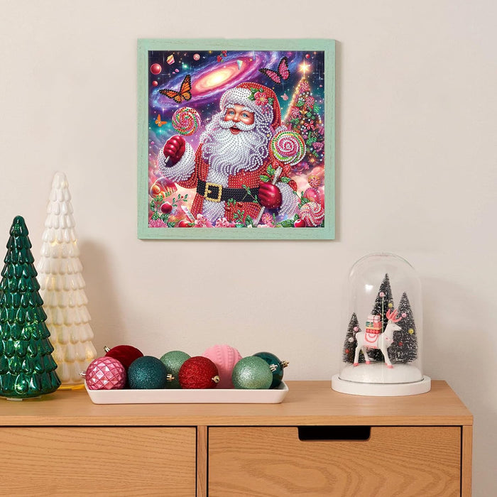 Santa Candy Wonderland Design Paint By Diamond Kit