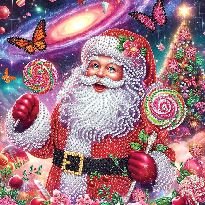 Santa Candy Wonderland Design Paint By Diamond Kit