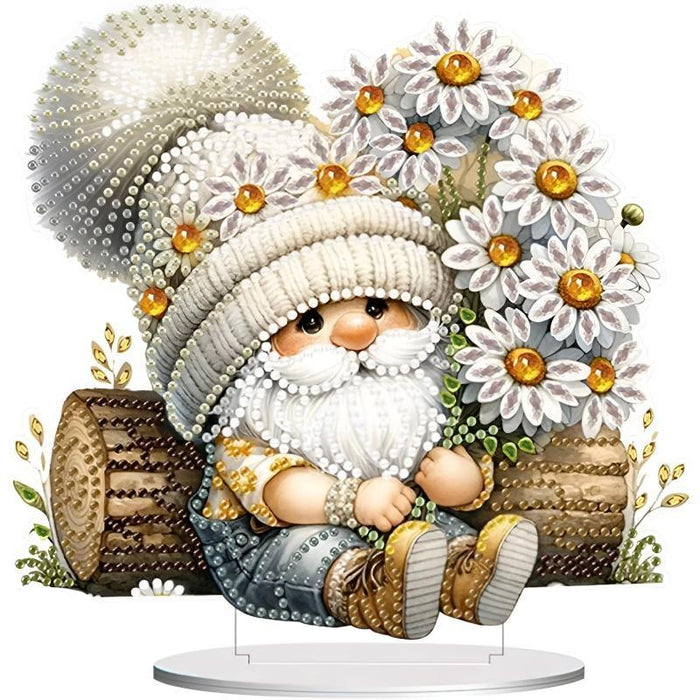 Sparkling Flower Gnome DIY Diamond Kit