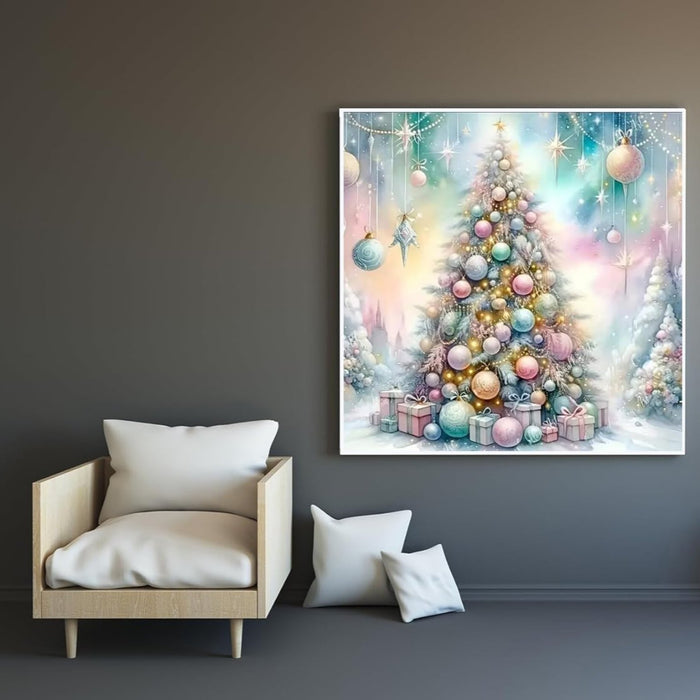 Winter Christmas Tree Diamond Painting Kit