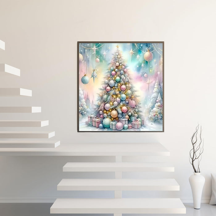 Winter Christmas Tree Diamond Painting Kit