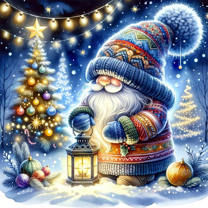 Winter Wonderland Gnome Christmas Diamond Art Kit