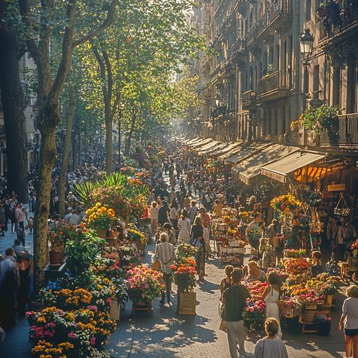 La Rambla - Barcelona Diamonded Painting Kits