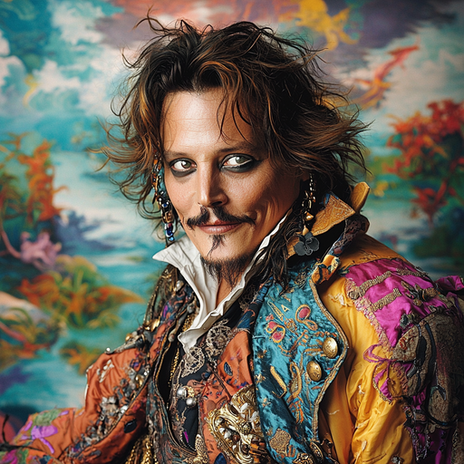 Johnny Depp: The Eccentric Maestro Of Character Transformation Diamonded Painting Kits