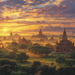 Bagan, Ancient City Paint By Diamonds