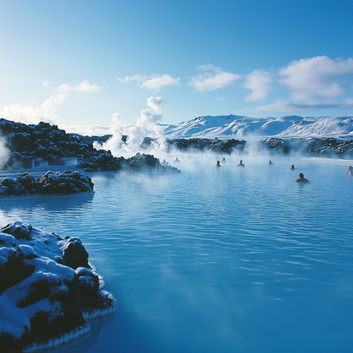 The Blue Lagoon - Iceland Painting Diamond Kit