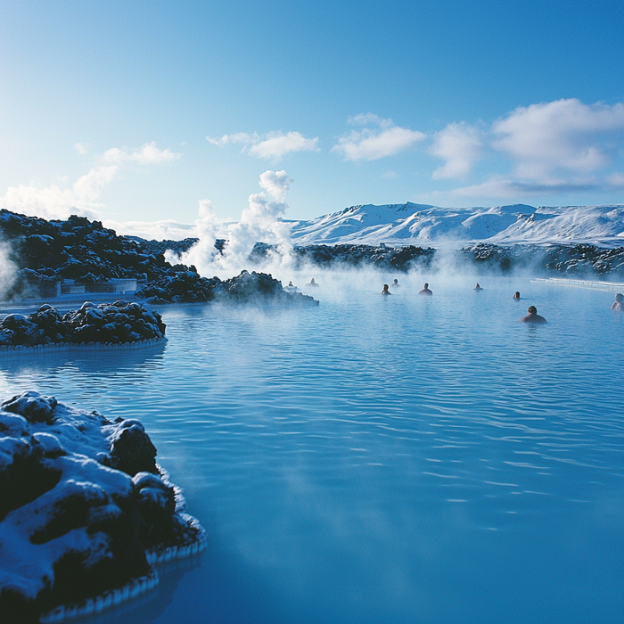 The Blue Lagoon - Iceland Painting Diamond Kit