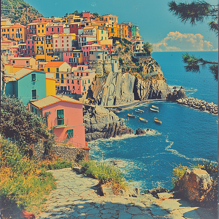 Cinque Terre - Italian Riviera Painting Diamond Kit