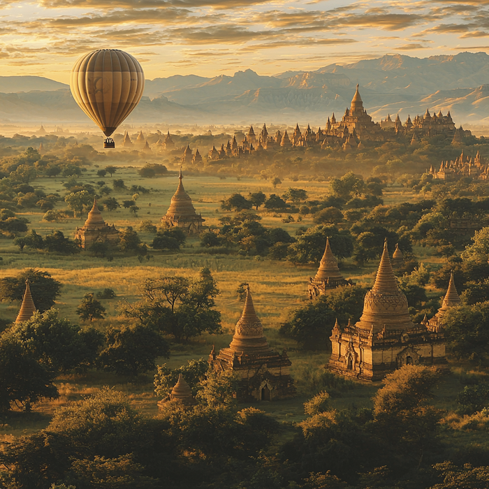 Bagan Plain - Bagan Paint By Diamonds