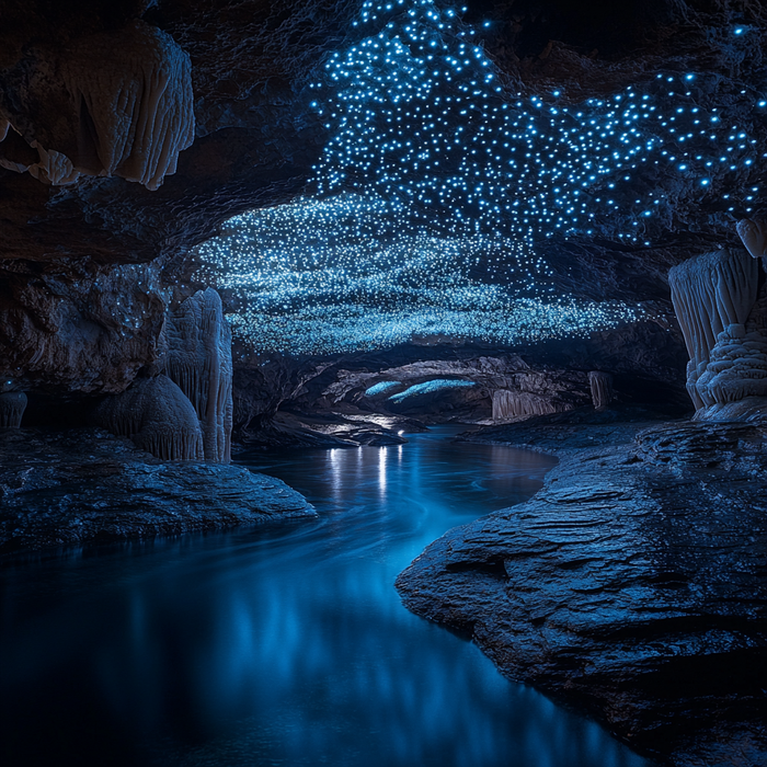 Waitomo Glowworm Caves - Waikato Paint By Diamonds