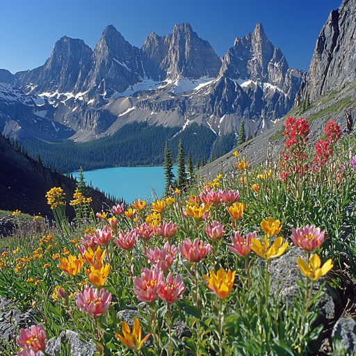 The Canadian Rockies Diamonded Painting Kits