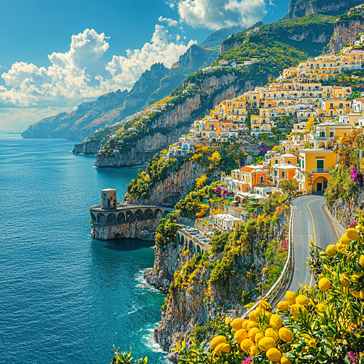 Amalfi Coast - Campania Diamonded Painting Kits