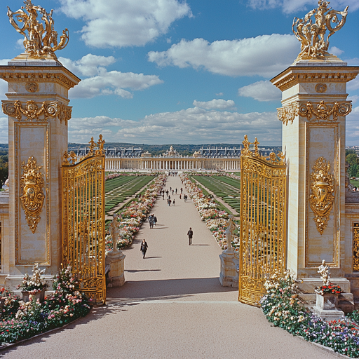 Palace Of Versailles Painting By Diamonds Kit