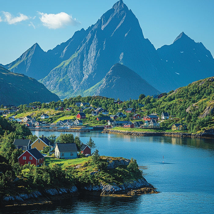 Lofoten Islands Paint By Color