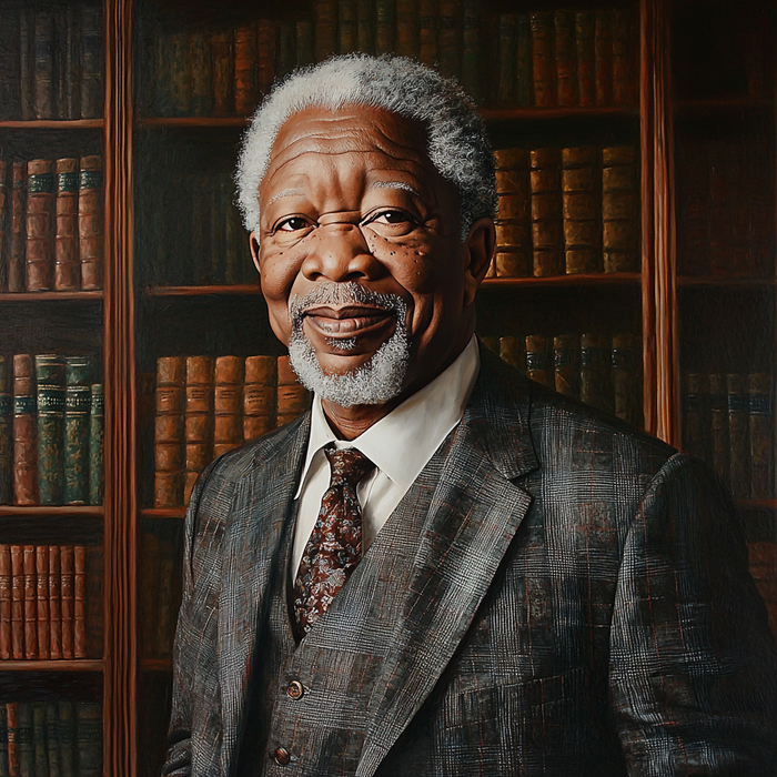 Morgan Freeman: The Sage Voice Of Cinema Paint By Diamonds