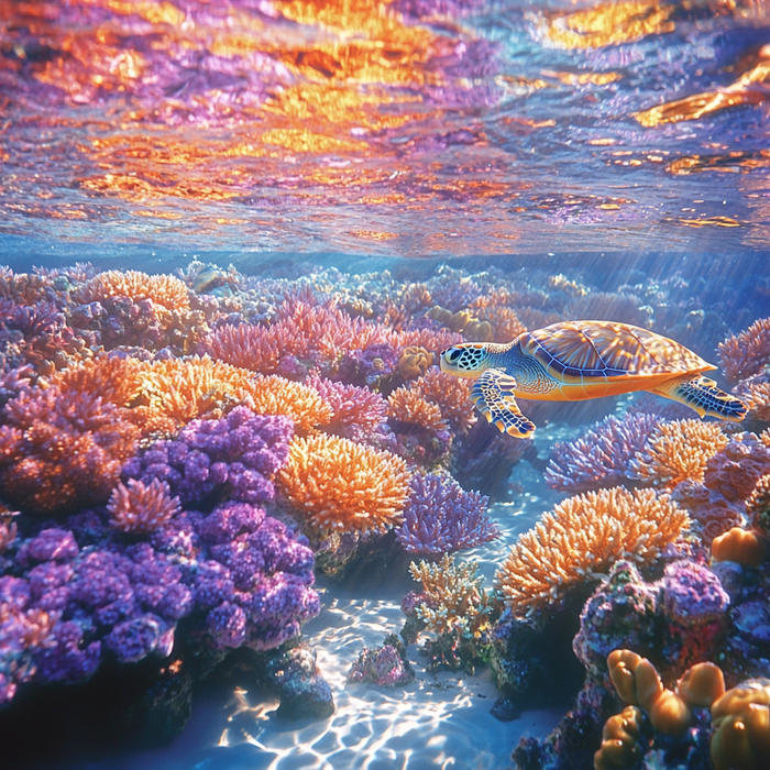 Great Barrier Reef - Australia Paint By Color