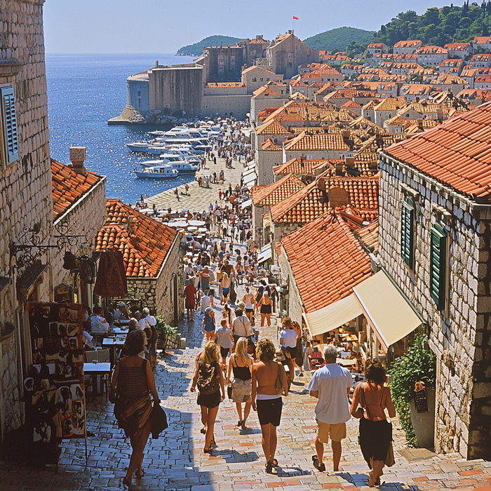 Old Town Dubrovnik Paint By Color