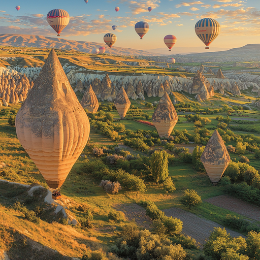 Cappadocia Fairy Chimneys Painting By Diamonds Kit