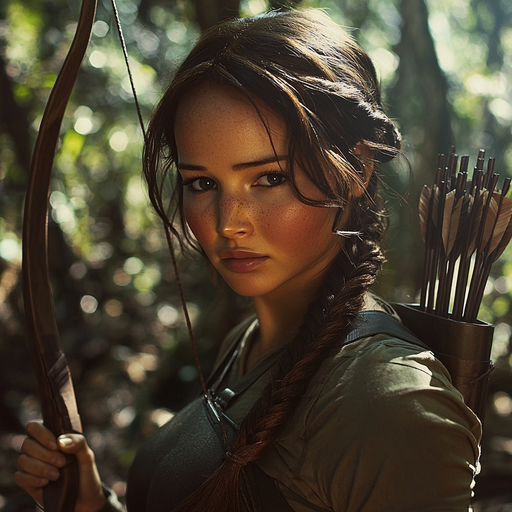 Jennifer Lawrence: The Unyielding Spirit Of A Mockingjay Diamond Painting