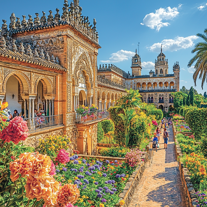 Seville's Alcázar Diamonded Painting Kits