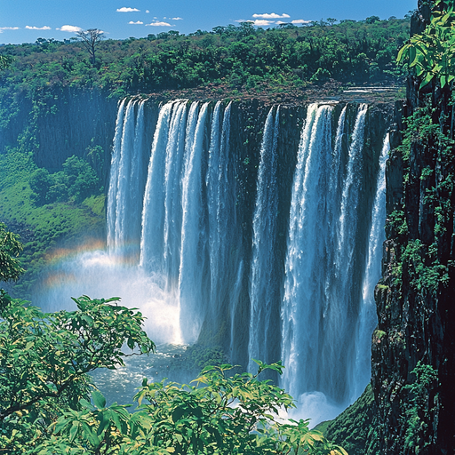 Victoria Falls - Livingstone Paint By Color