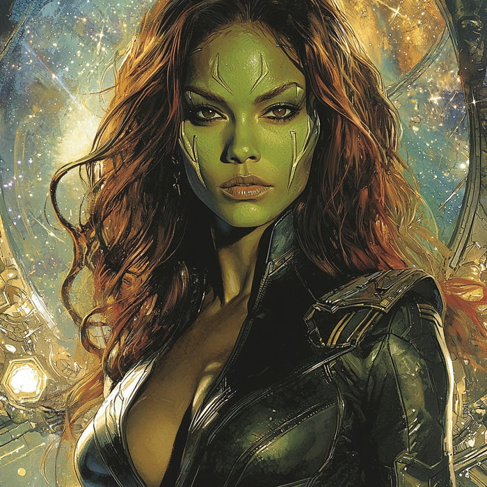 Zoe Saldana: A Cosmic Journey From Guardians To Avatar Paint By Diamonds Kits