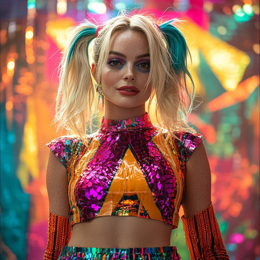 Margot Robbie: A Dynamic Transformation From Harley Quinn To Stardom Paint By Diamonds Kits