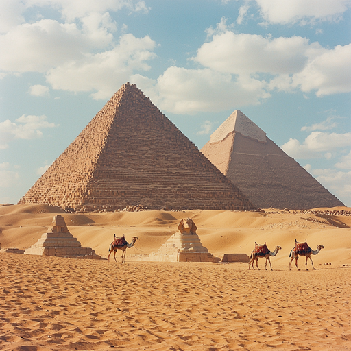 Giza Pyramids - Egypt DIY Paint By Diamonds