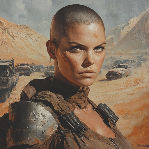 Charlize Theron: From Atomic Blonde To Furiosa's Fury DIY Paint By Diamonds