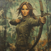 Jennifer Lawrence: The Courageous Heart Of Katniss Everdeen Diamonded Painting Kits