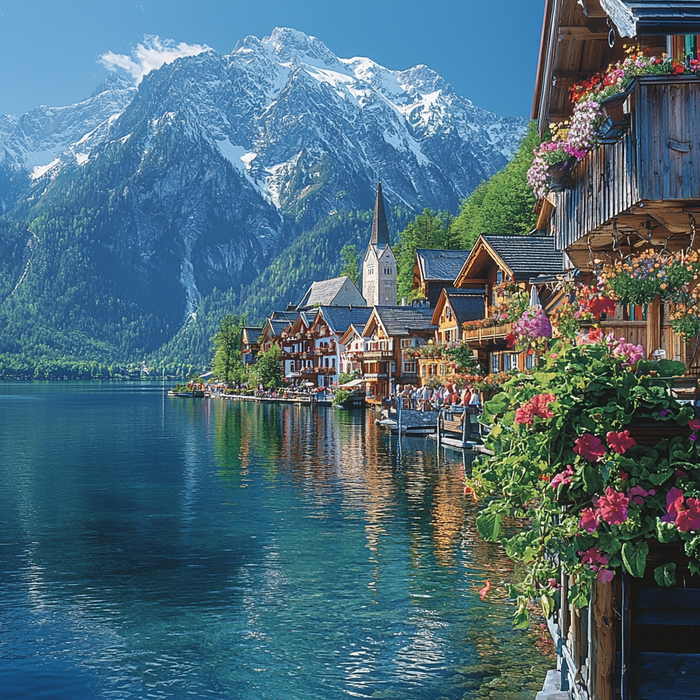 Hallstatt Paint By Diamonds