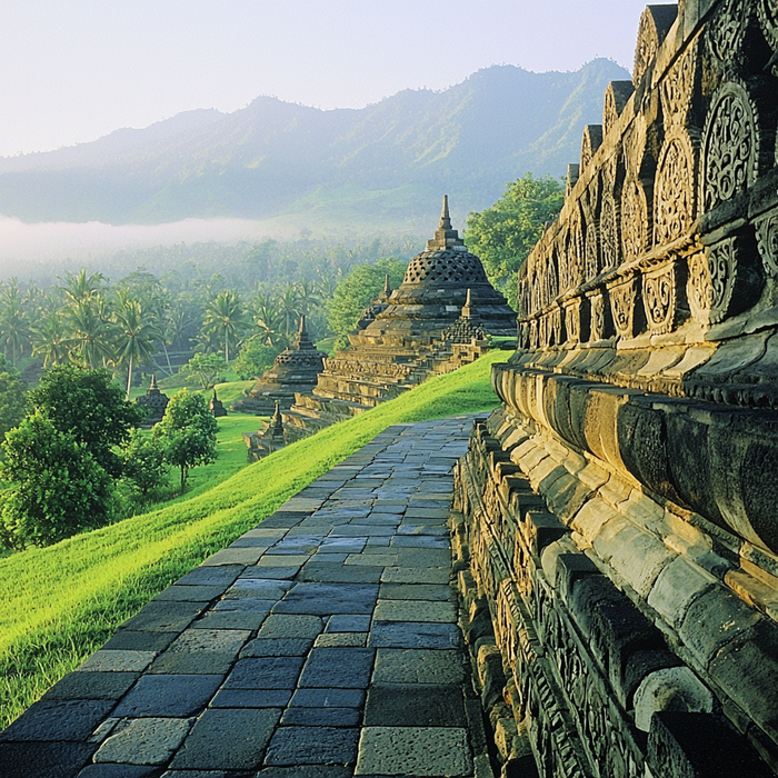 Borobudur Temple Diamonded Painting Kits