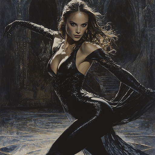 Natalie Portman: The Artistry Of A Leading Lady Painting By Diamonds Kit