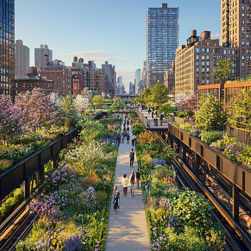 The High Line - New York DIY Paint By Diamonds