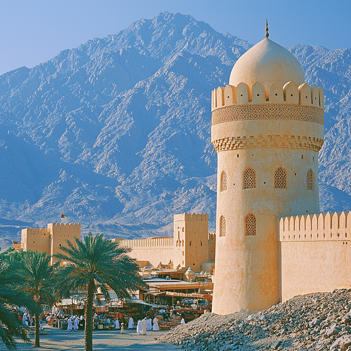 Nizwa Fort Paint By Color