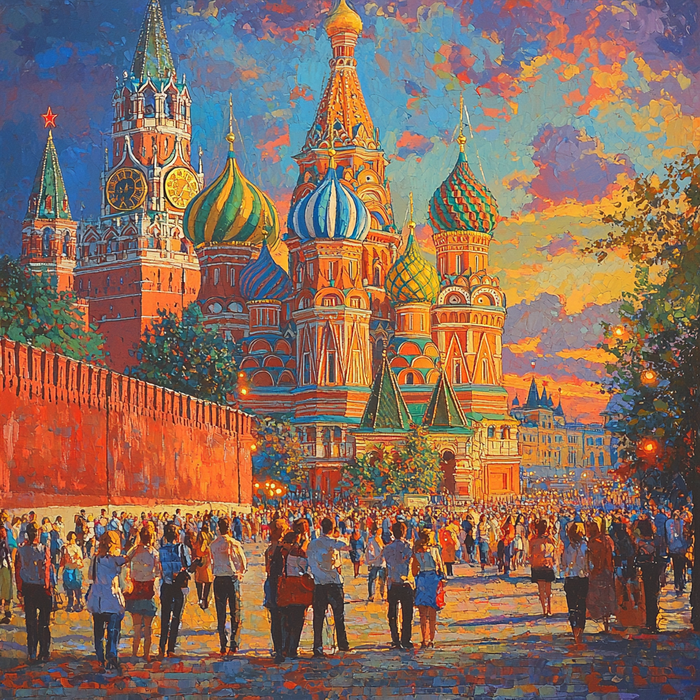 Red Square Diamonded Painting Kits