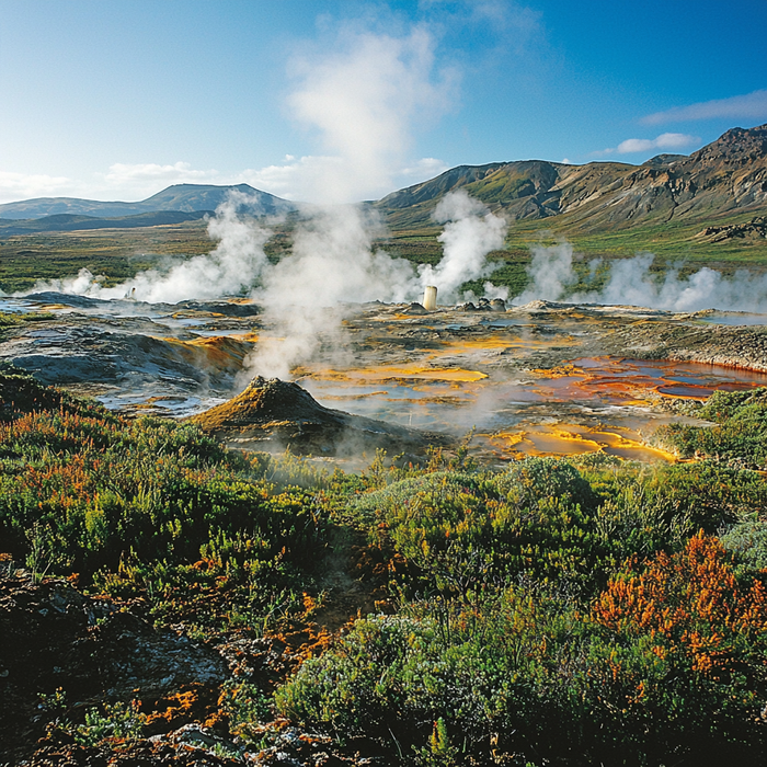 The Valley Of Geysers - Kamchatka Peninsula Paint By Diamonds Kits