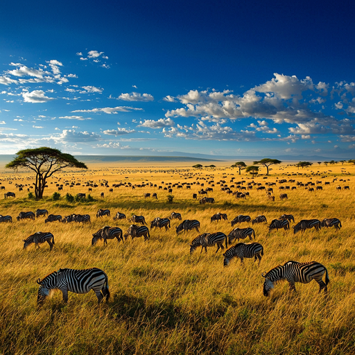 Masai Mara National Reserve - Kenya Painting Diamond Kit