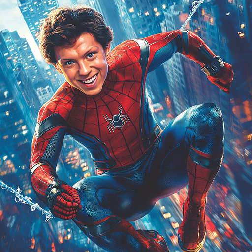 Tom Holland: The Youthful Heart Of Spider-Man Painting Diamond Kit